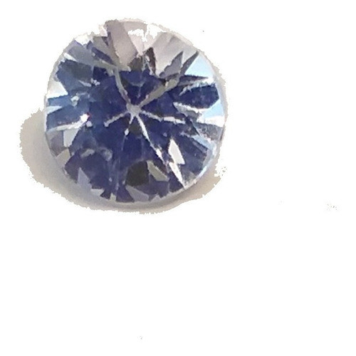 Aguamarina Azul Facetada Circular 6x4 Mm Joyería Am N4 0