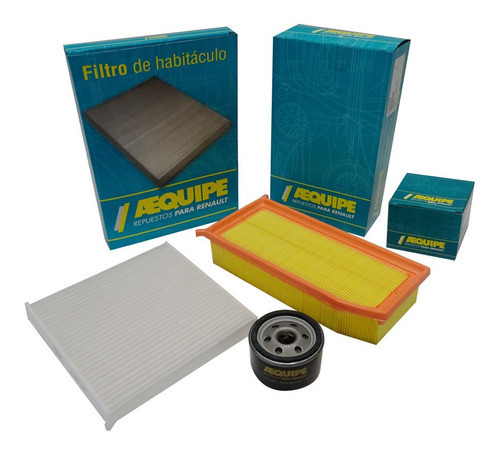 Kit Filtro Aire Aceite Habitaculo Renault Kangoo K9k 2018 0