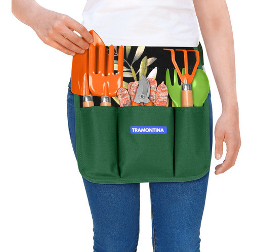 Kit Heramienta Para Jardin Con Tijeras 8 Pz Tramontina 1