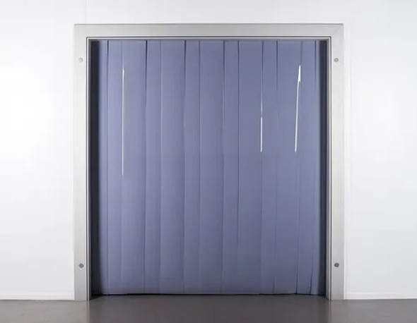 Cortina Pvc Cinza Opaco Largura 1,00 X Altura 2,10 Completa 1