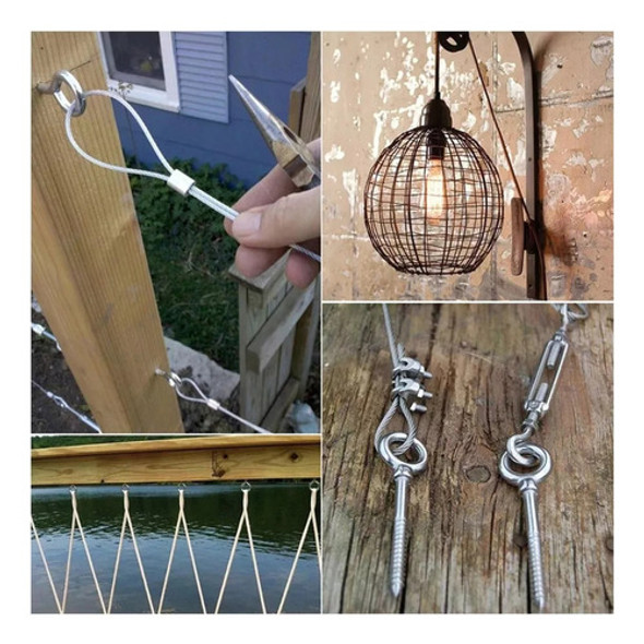 Kit De Cordões De Arame Flexíveis De Aço Inoxidável De 56 Un 1