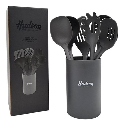 Set De 6 Utensillios Cocina Hudson Con Cesta En Caja 0