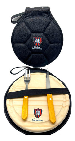 Set Asado Redondo Con Funda San Lorenzo 0