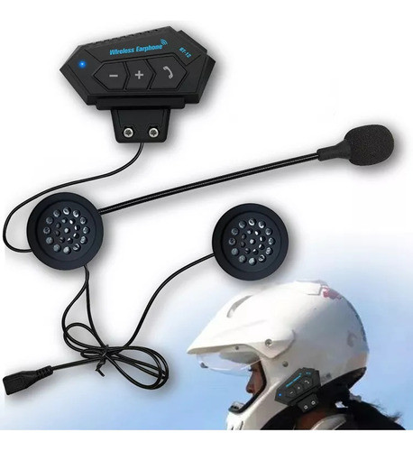 Fone De Ouvido Bluetooth Com Capacete Estéreo Multifuncional 0