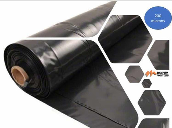 Nylon Negro Agrop 100 Micrones 3m X 100m Envio 1