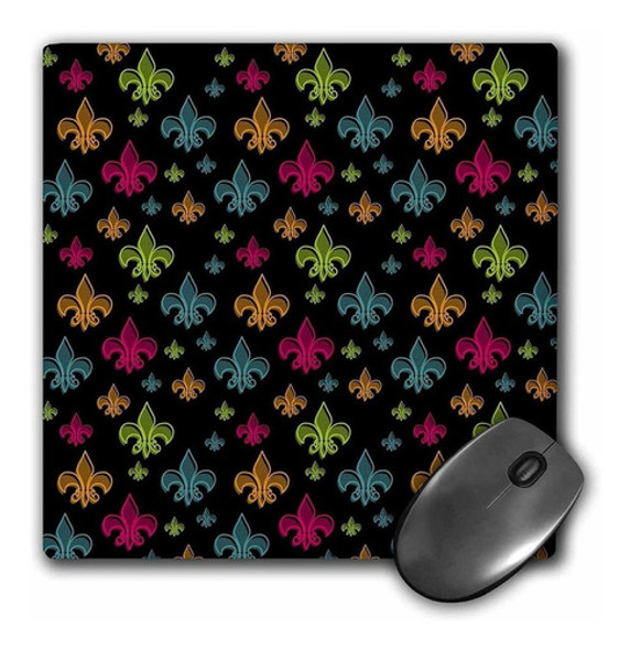 3drose Llc 8 x 8 x 0.25 inches Mouse Pad, Colorful Fleur 0 3drose Llc 8 x 8 x 0.25 inches Mouse Pad, Colorful Fleur 0