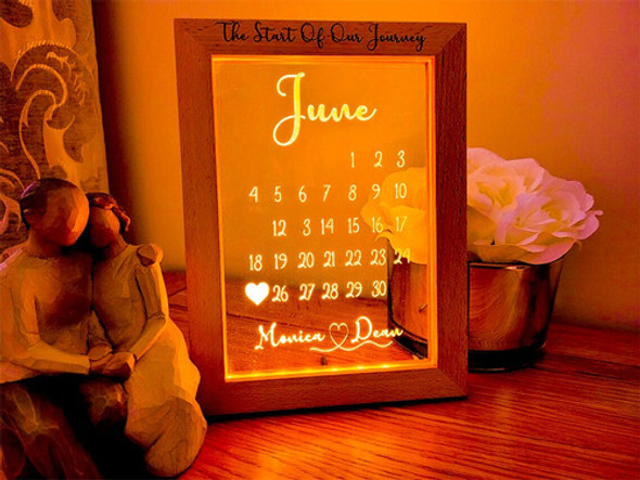Calendario Led Personalizado 1