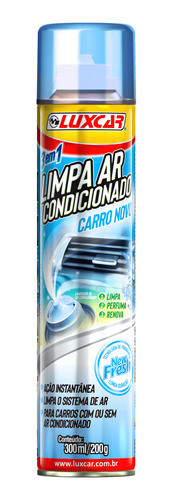 Kit 2 Limpa Ar Condicionado - Carro Novo Luxcar 300 Ml 1