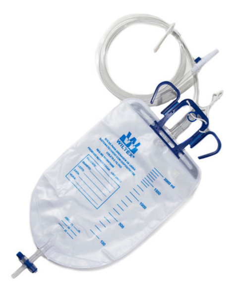 Kit Coletor Urina Masculino + Bolsa Coletora Para Carregar 1 Kit Coletor Urina Masculino + Bolsa Coletora Para Carregar 1