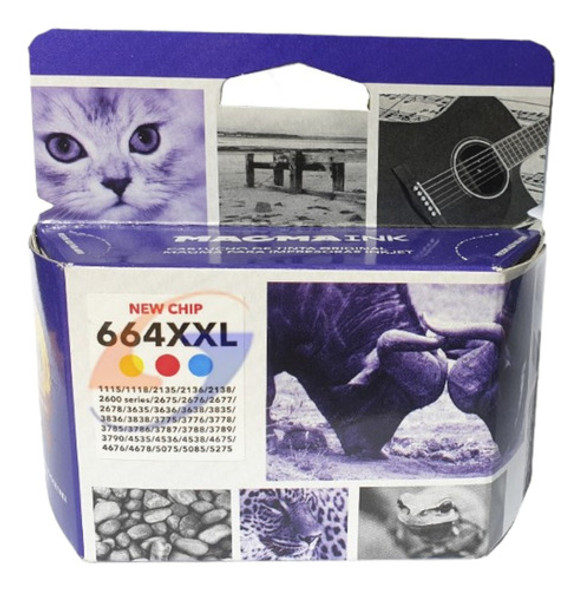 Cartucho Magma Compatible Hp 664 Xxl  Color Serviciopapelero 0