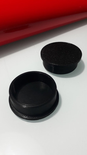 Tapas Plásticas Para Caño Redondo Son 4 Unidades 1