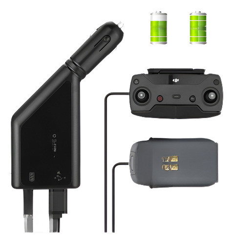 Dji Chispa Upgrated Coche Cargador Cargar Una Batería Y Cont 0