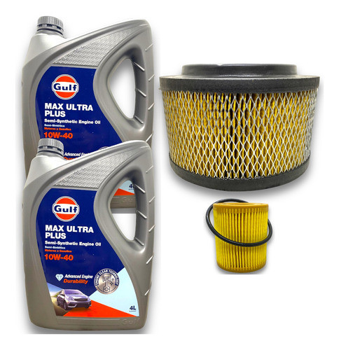 Kit Service 2 Filtros Ford Ranger 2.2 3.2 + 8l Aceite Gulf 0