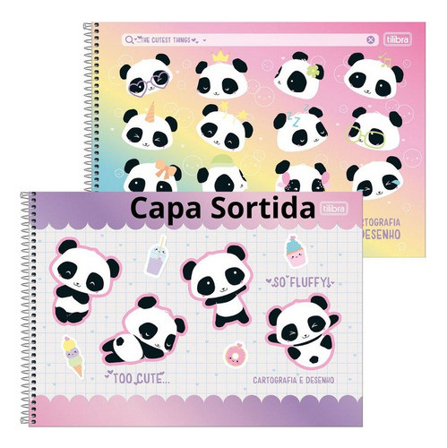 Caderno De Desenho 80 Folhas Lovely Friend Sortido Tilibra 0