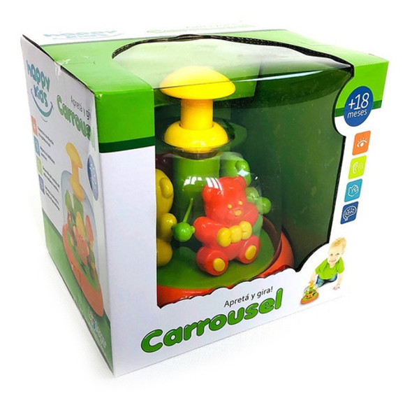 Trompo Calesita Didáctico Juguete Bebes Movimiento 1 Trompo Calesita Didáctico Juguete Bebes Movimiento 1