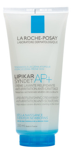 La Roche Posay Lipikar Syndet Ap+ Gel Limpiador X 200 Ml 0