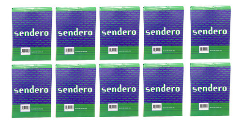10 Block Sendero A6 Esquelita 80 Hj Lisas Recicladas 10x15cm 0