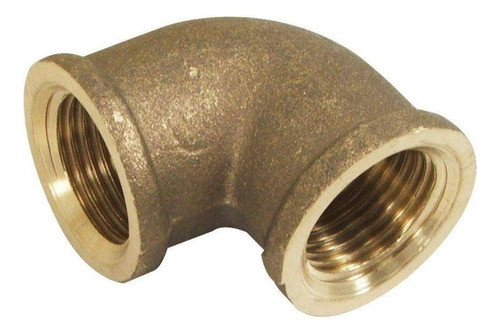 Cotovelo Latão Rosaca 3/4x3/4 Metais Rei 0