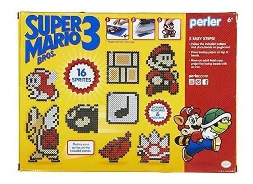 Perler Beads Super Mario Crafts Mega Activity Kit, 4013 Piez 1