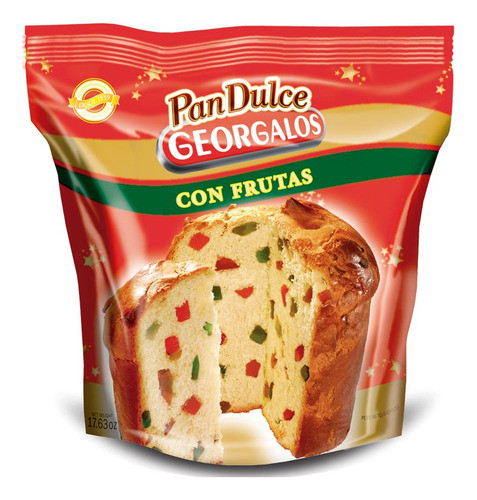 Pack X 24 Unid. Pdulce  Pouch 600 Gr Georgalos Pan Dulces - 0