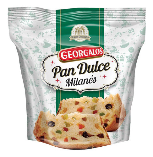 Pack X 24 Unid. Pdulce  Pouch 600 Gr Georgalos Pan Dulces - 1
