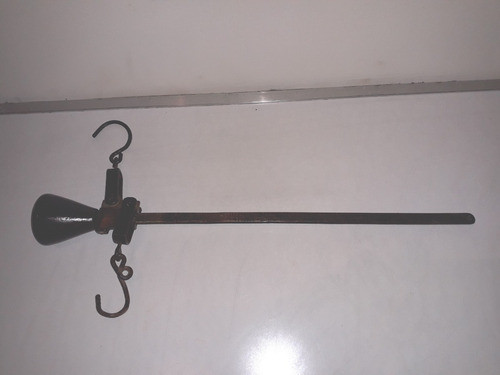 Balança Varão Peixeiro Antiga Pesa Até 10 Kilos 1