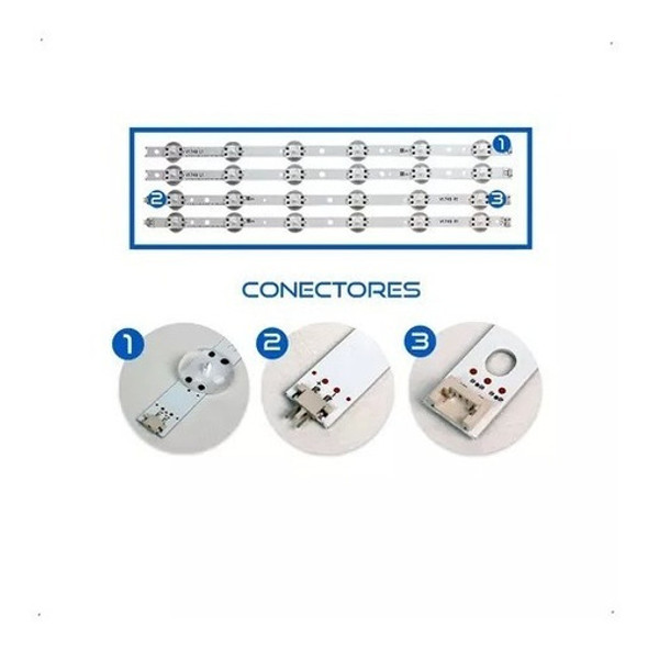 Kit Tiras De Led LG 49uj6560 Nuevo 1 Kit Tiras De Led LG 49uj6560 Nuevo 1