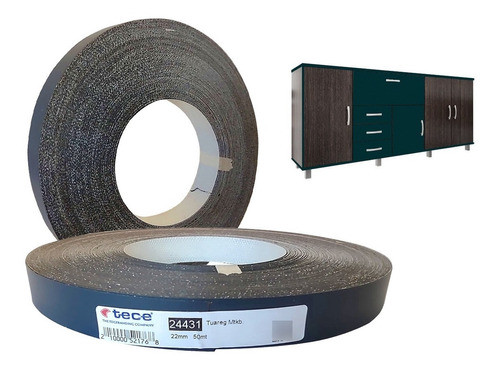 Filo Melaminico Preencolado Tuareg 22mm X 50metros Tece 0