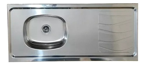 Mesada Con Bacha Acero Inoxidable X 1.40 1