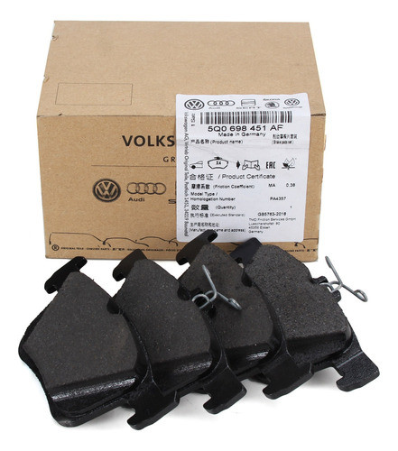 Pastilhas De Freio - Traseiras Volkswagen Tiguan 2017 A 2017 0