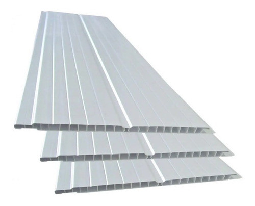 Forro Pvc  Branco Barra Com 5 Metros X 20cm Pct C/ 10 1