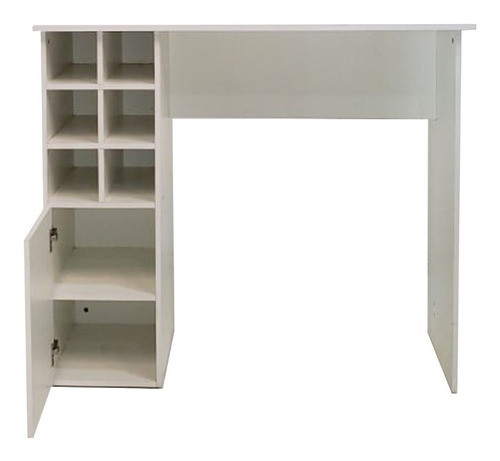 Barra Desayunadora Con Bodega Y Puertas Melamina 1439 0