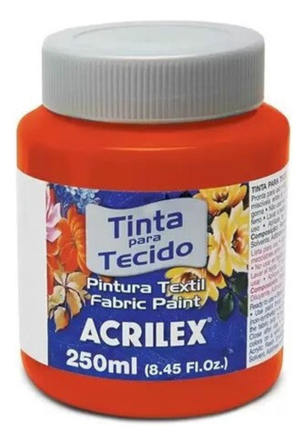 Tinta Para Tecido 250ml Ref 583 Vermelho Tomate Acrilex 0