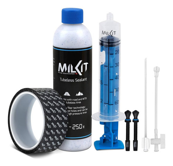 Kit Tubeless Conversion Milkit 45-32mm Mtb Planet Cycle 0 Kit Tubeless Conversion Milkit 45-32mm Mtb Planet Cycle 0
