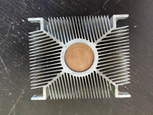 Dissipador De Cobre Para Cooler Socket 478 Pc Antigo 1