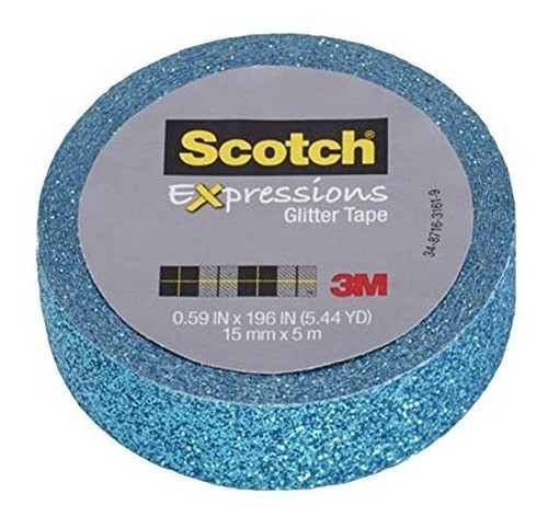 Scotch Expressions Glitter Tape 0.59 X 196 0