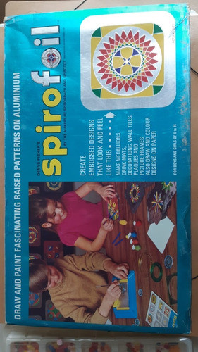 Spirofoil Juego Vintage 1970 Marca Kenner Espirografo Alumin 0