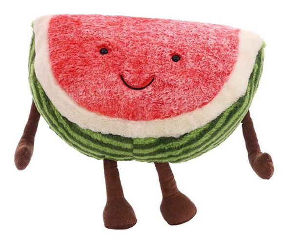 Almofada De Travesseiro De Brinquedo De Pelúcia De Melancia 0