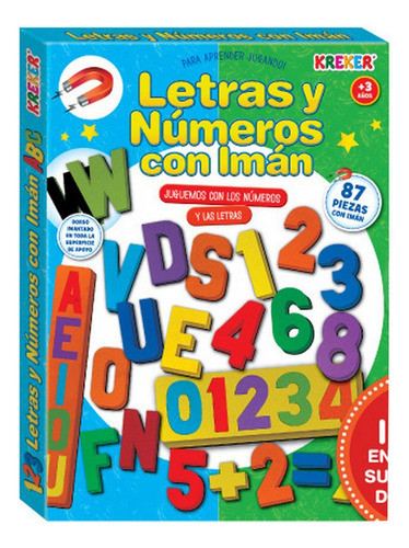 87 Numeros Y Letras Goma Eva Imantados Ploppy.3 540360 0