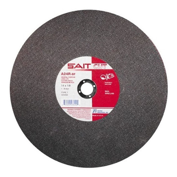 United Abrasives Sait 23410 Tipo 1 12 Pulgadas X 18 Pulgadas 0