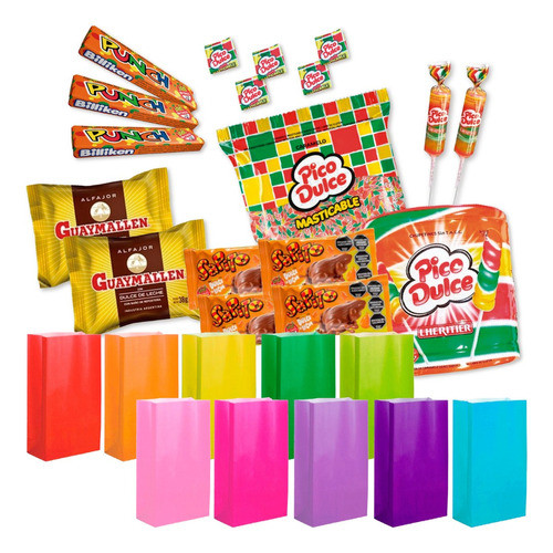 Combo De Golosinas Cumpleaños - 0100 - 50 Chicos - Lollipop 0