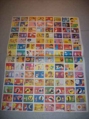 Plancha Original De Figuritas Del Album Magia 0