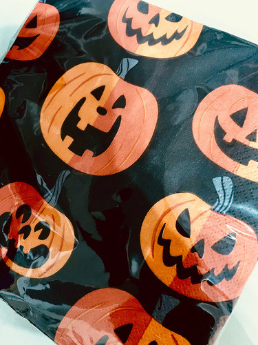 Pack X40 Servilletas Dobles Con Motivo De Halloween Usa 0