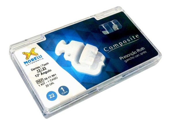 2 Bracket Roth Composite Morelli 022 Odontología Ortodoncia 0