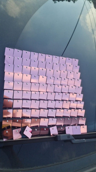 24 Painel Mágico Festa Painel Shimmer Wall 30cmx30cm Rosa 1