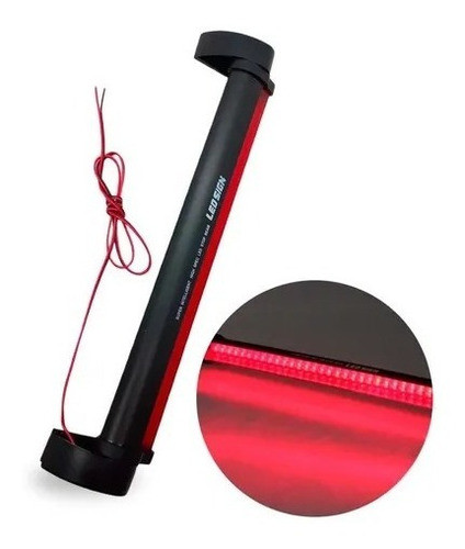 Luz Freno Luneta Trasera Auto - Barra 32 Leds-12v Power Stop 0