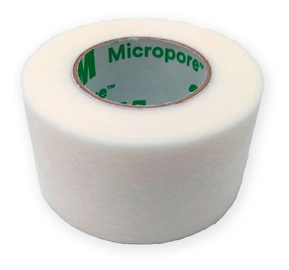 Tela Cinta Adhesiva Hipoalergénica Micropore 3m 2.5cm X 12 U 1