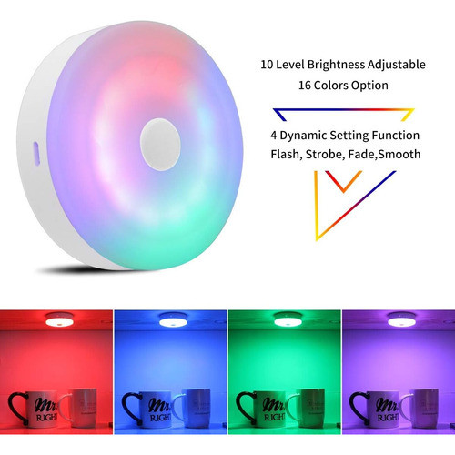 Luces Led Recargables Con Control Remoto Rgb Para Cocina 1