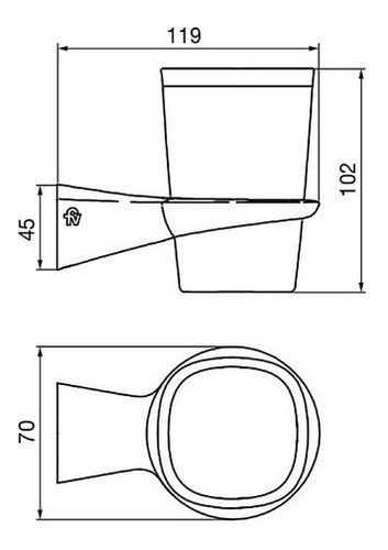 Fv Epuyén Porta Vaso Cromo 169/l2 1