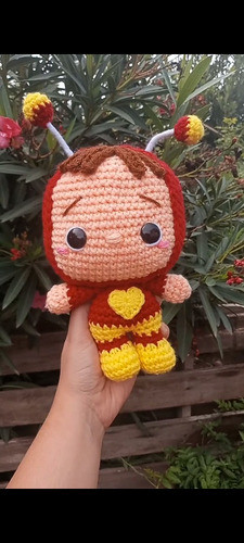 Muñeco El Chapulín Colorado Amigurumi 1